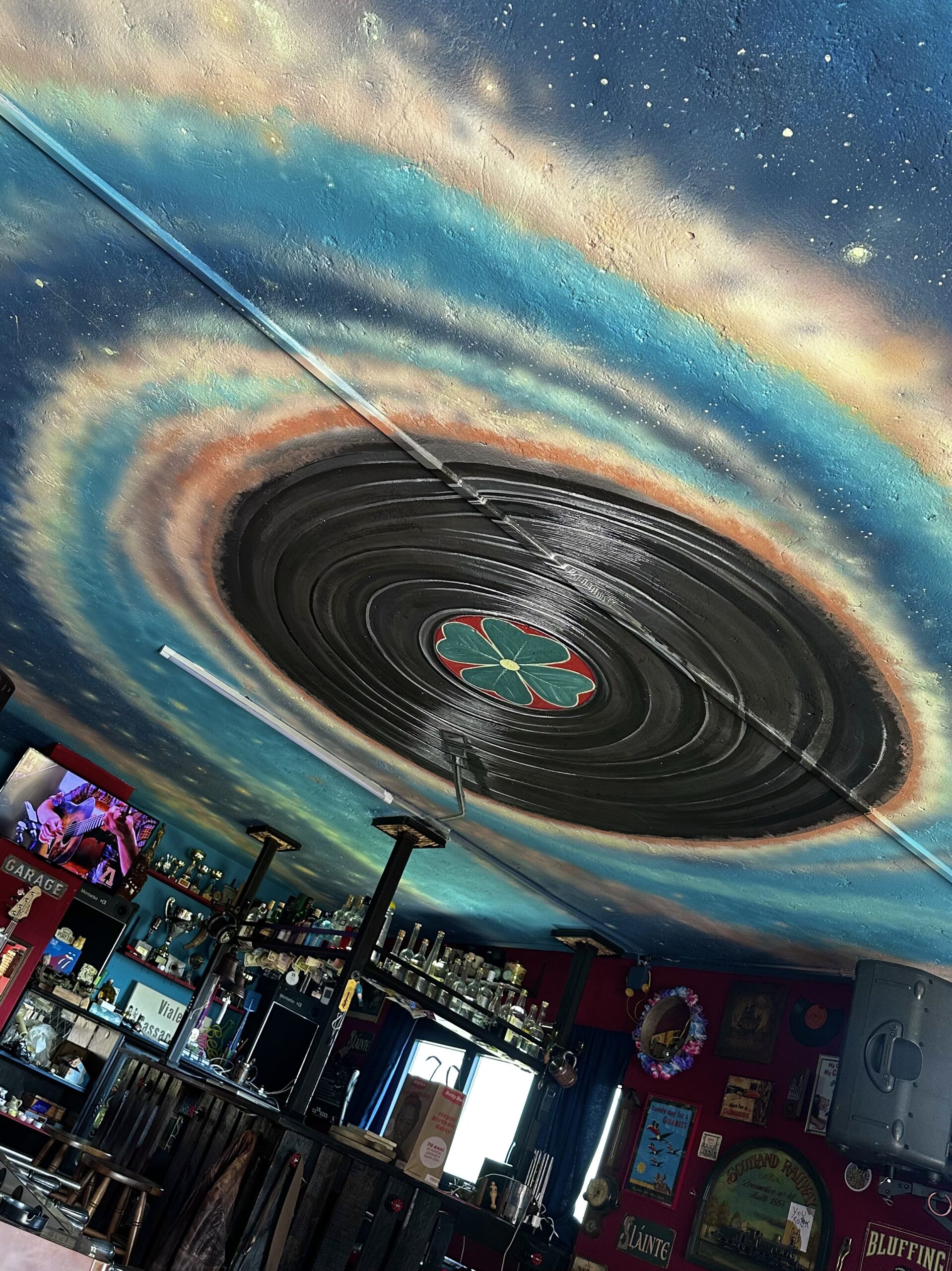 Murales soffitto galassia con vinile | Ticino